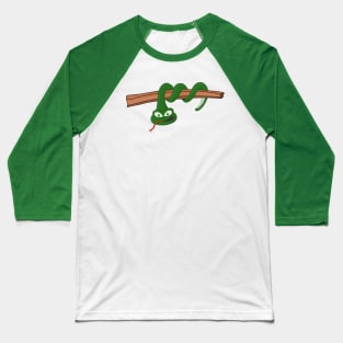 A snake hanging Baseball T-Shirt